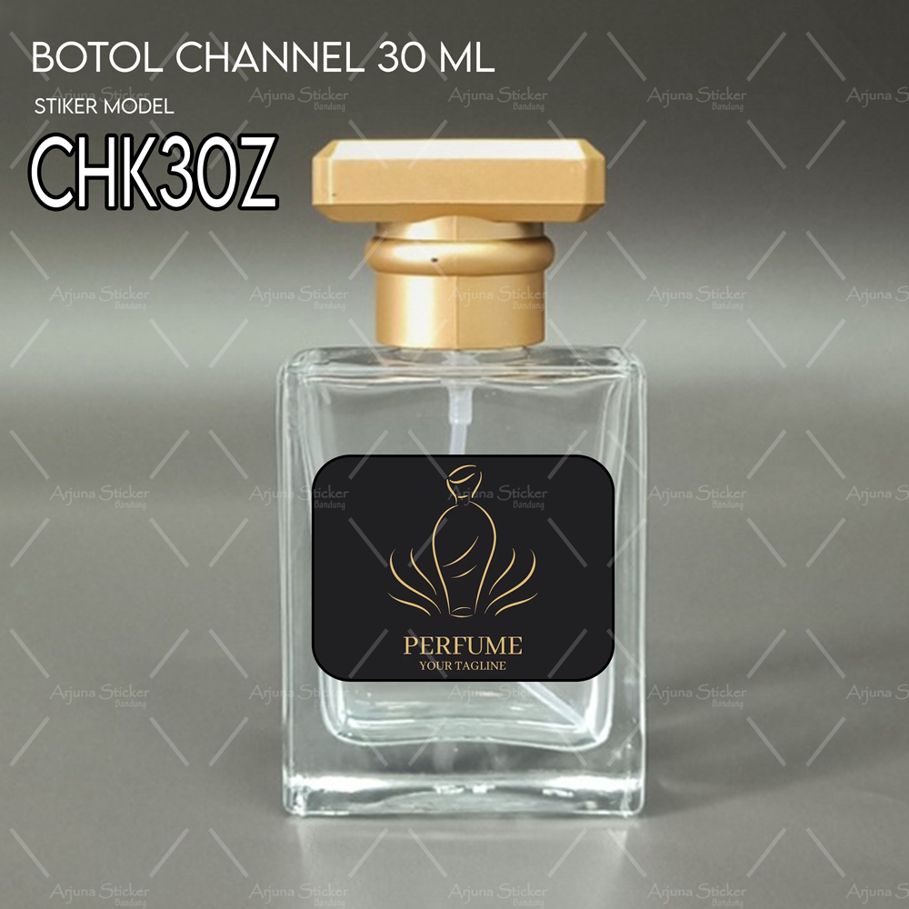 Jual Stiker Label Khusus Botol Parfum Chanel 30 ml Custom Label ...