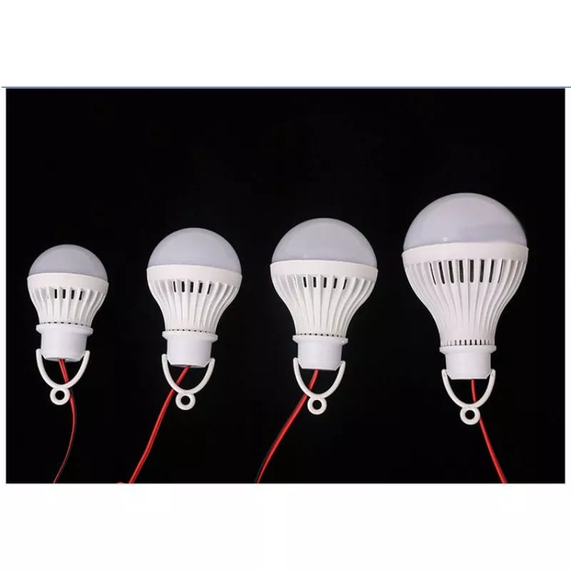 Jual Lampu Bohlam Led Dc 12v 5watt 10watt 12watt 18watt Colok Aki