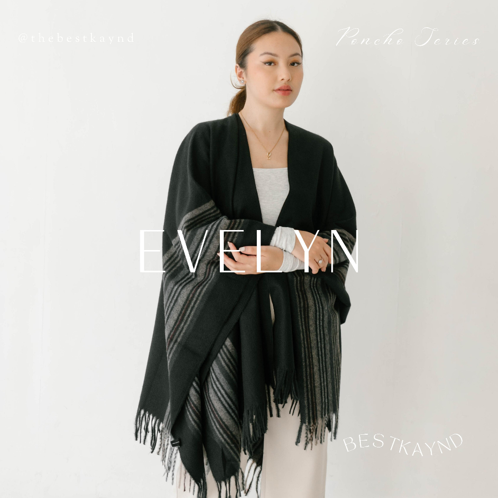 Jual The Best Kaynd Evelyn Cape Outerwear | Shopee Indonesia