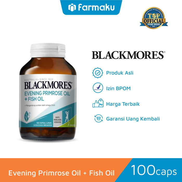 Jual Blackmores Evening Primrose Oil + Fish Oil Menjaga Kesehatan
