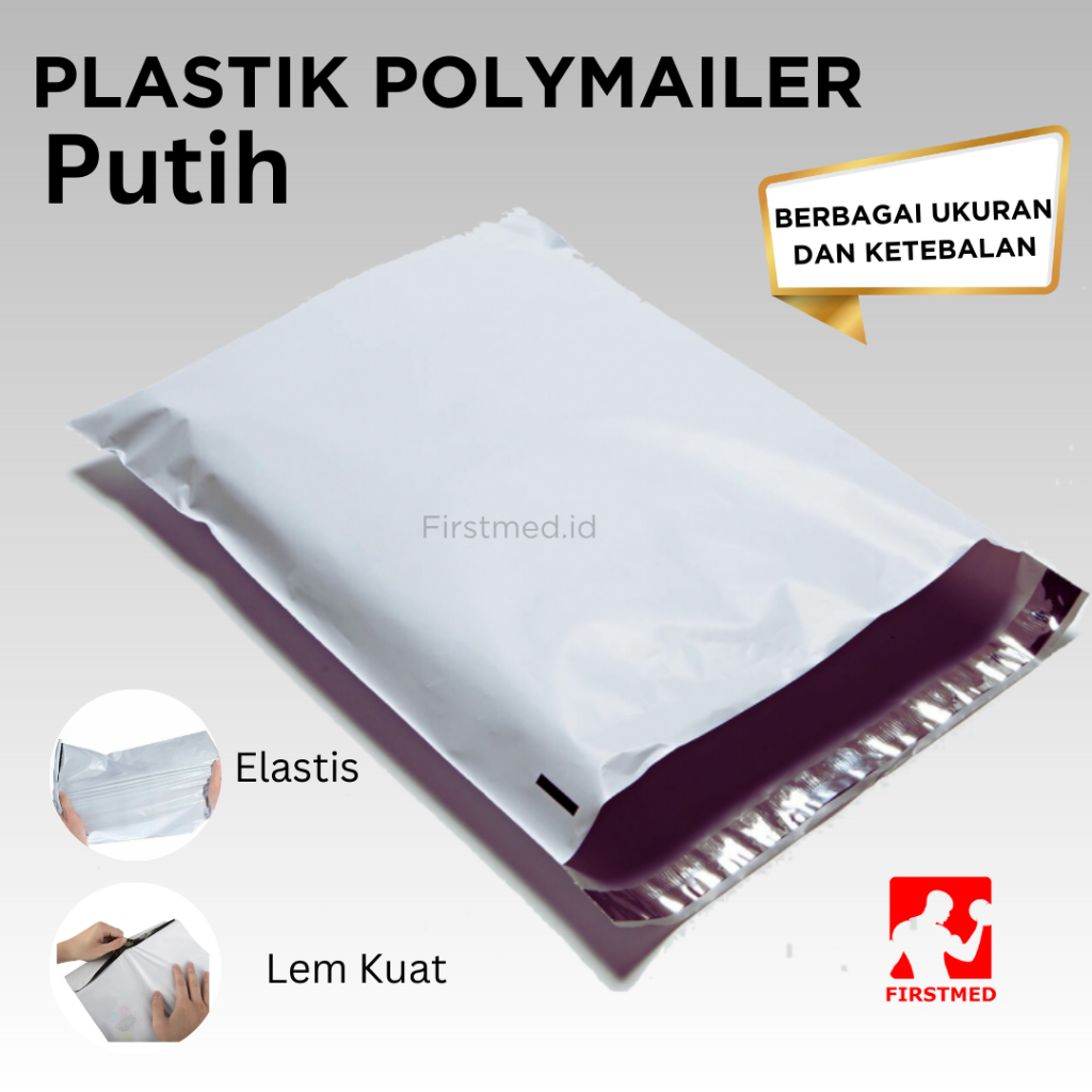 Jual Plastik Polymailer Putih Isi 100 Lembar Ukuran 30x40 17x30 25x35 20x30 35x50 Plastik 1145