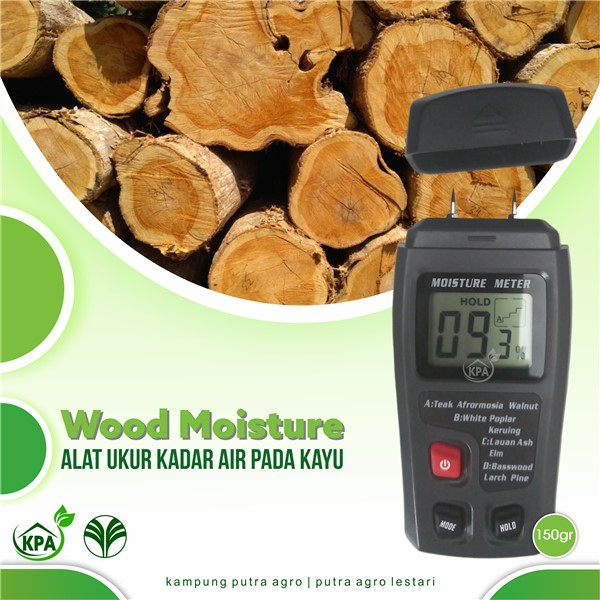 Jual Alat Ukur Kadar Air Kayu Dan Kertas - Wood Moisture Meter Digital ...