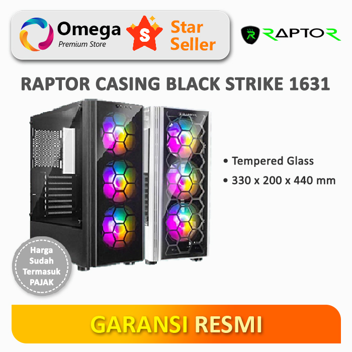 Jual Casing Raptor Black Strike 1631 | Shopee Indonesia