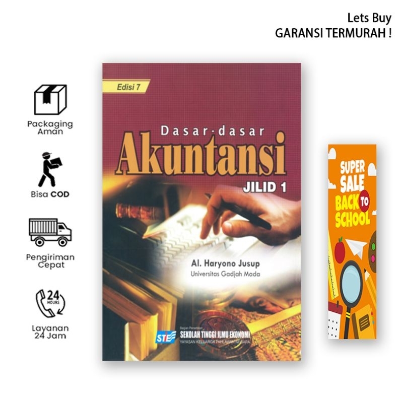 Jual DASAR DASAR AKUNTANSI JILID 1 BY HARYONO YUSUF | Shopee Indonesia