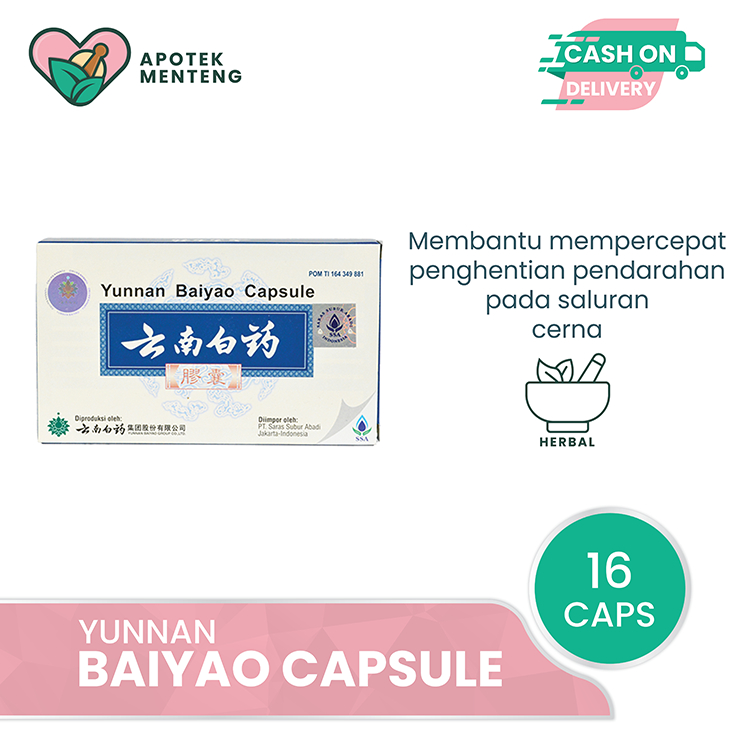 Yunnan Baiyao - Obat Luka Dalam, Memar, Wasir, Pendarahan, Operasi