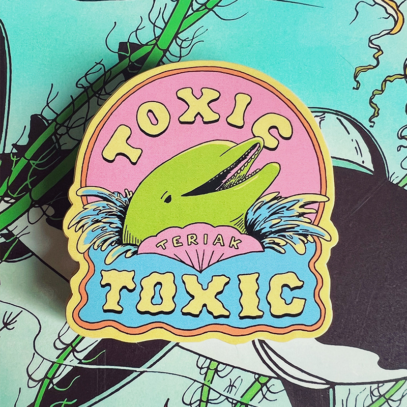 Jual Toxic - Vinyl Sticker | Shopee Indonesia