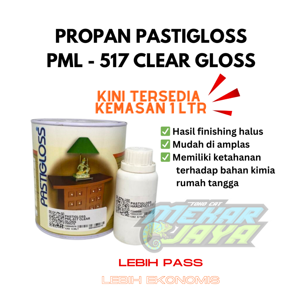 Jual Propan Pastigloss Melamine Clear Gloss Cat Kayu Shopee Indonesia