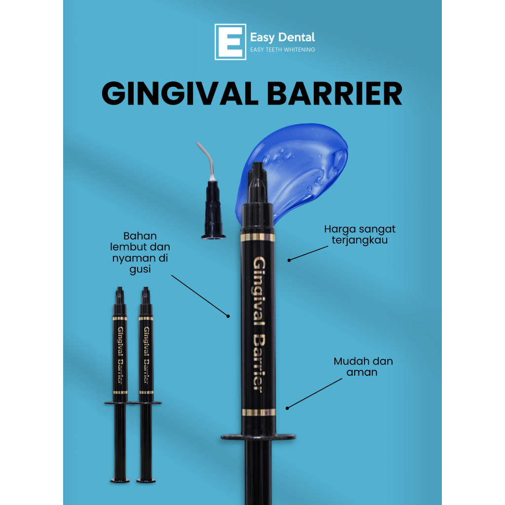 Jual Gingival Barrier Dental Gum Gingival Dam Protection Pelindung Gusi