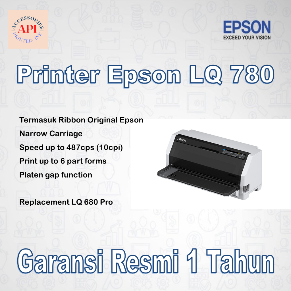 Jual Printer Epson LQ 780 LQ780 LQ780 Dot Matrix Garansi Resmi