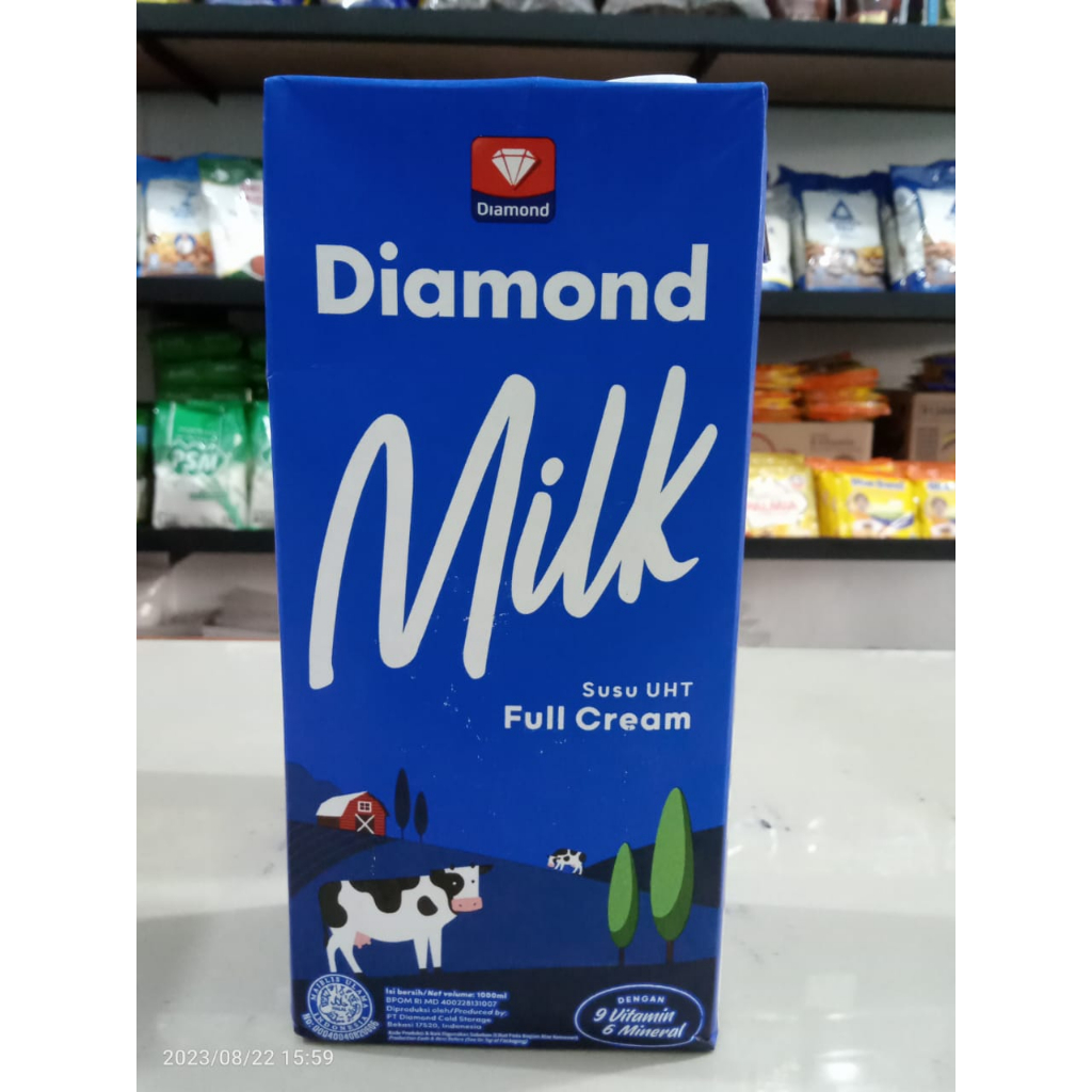 Jual Susu Diamond Uht Full Cream Liter Shopee Indonesia