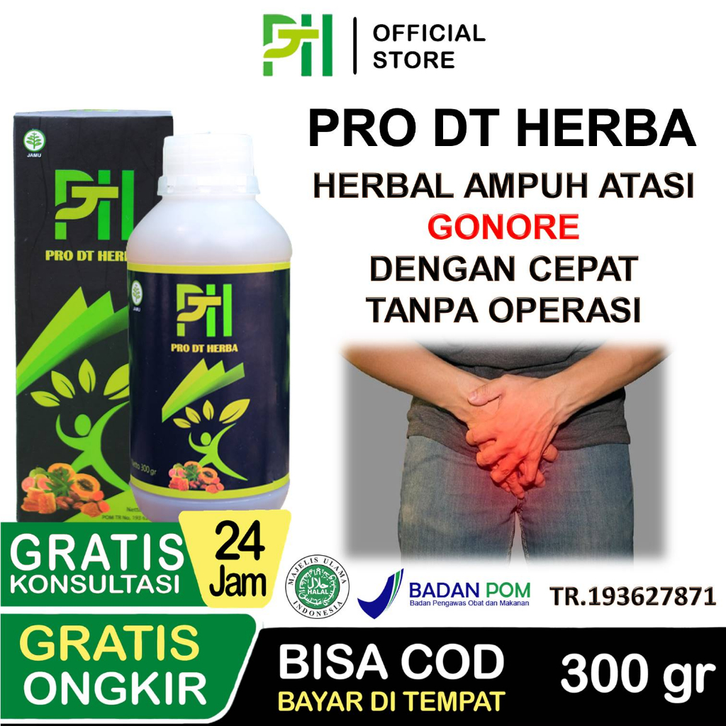 Jual Obat gonore herbal kencing darah pria dan wanita sembuh total pro