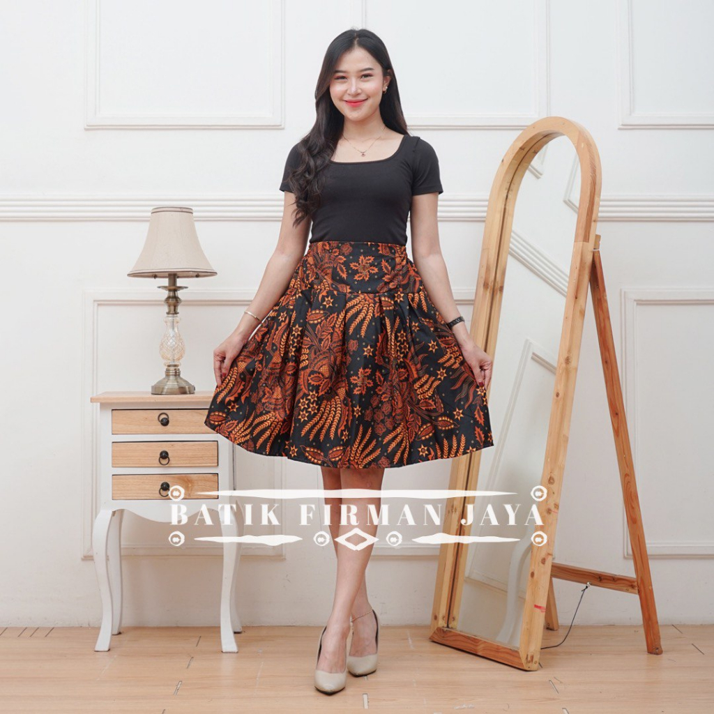 Jual New Arrival Rok Pendek Batik Grosir Rok Murah Rok Mini Batik Rok