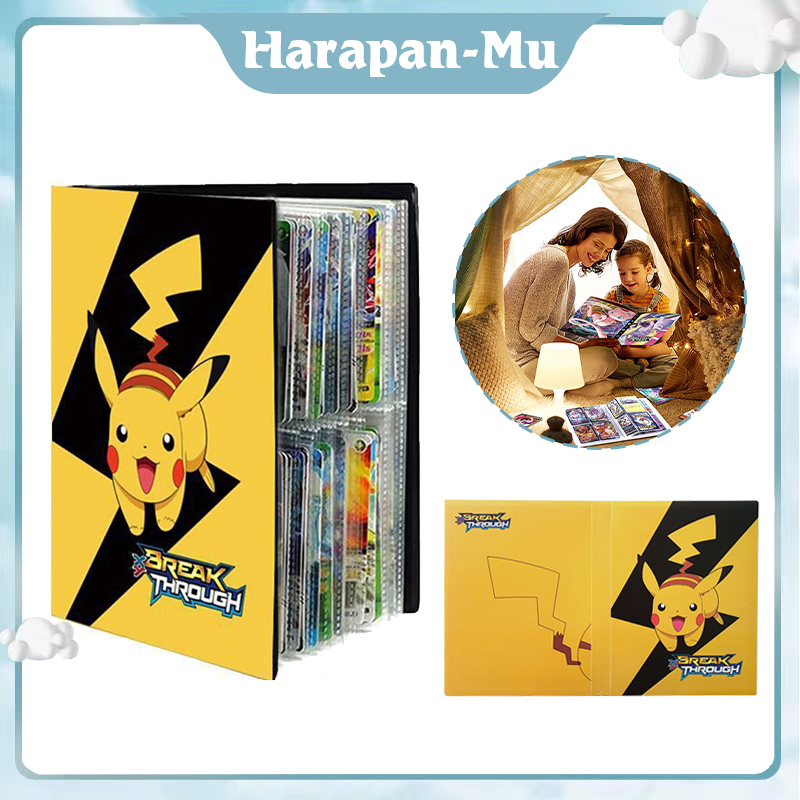 Jual 240 Pcs Kartu Pokemon Map Album 4 Slot Penyimpanan Koleksi Buku