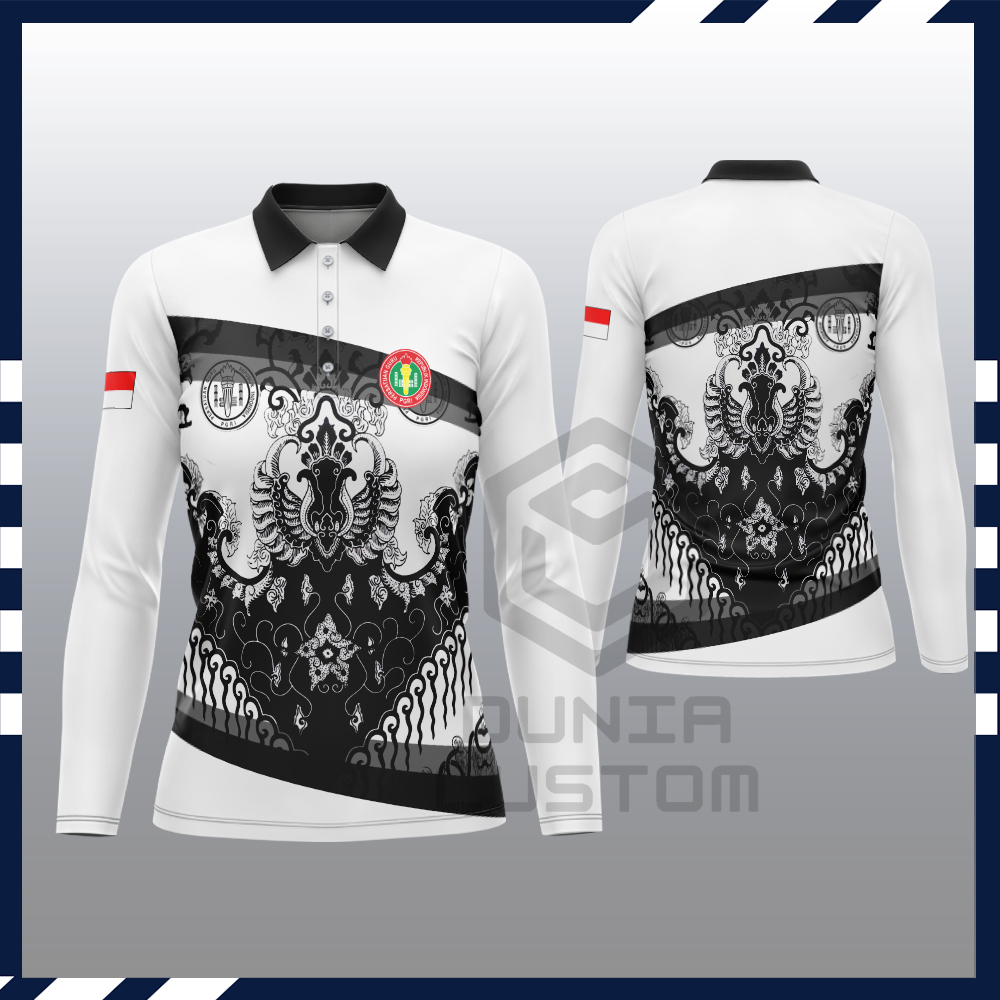 Jual Baju PGRI / Kaos Baju Jersey Wanita Guru Motif Batik PGRI ...