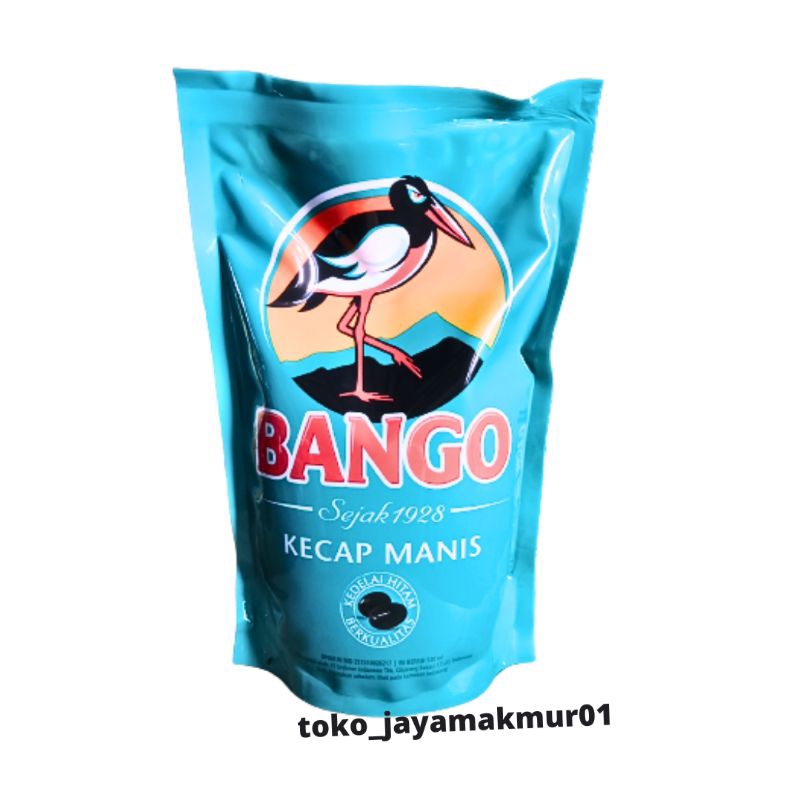 Jual Kecap Bango kedelai hitam pouch besar 520ml | Shopee Indonesia