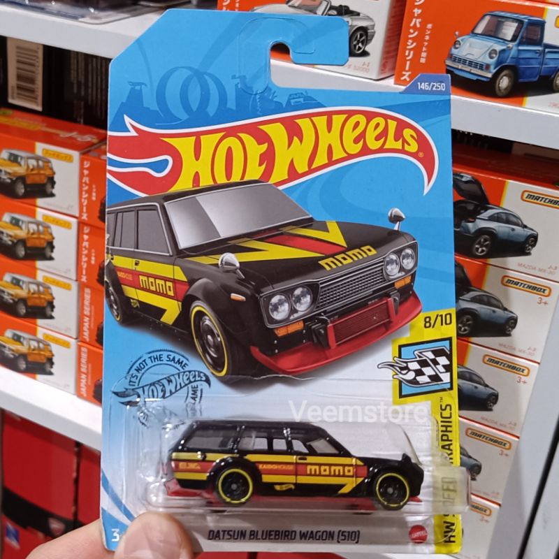 Hot wheels Datsun bluebird wagon 510 momo (Neu und originalverpackt) in rolle für CHF 4 – mit