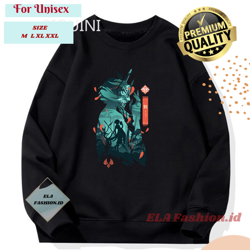 Jual Xiao Karakter Anime Genshin Impact Hoodie Gaya Jepang Unisex