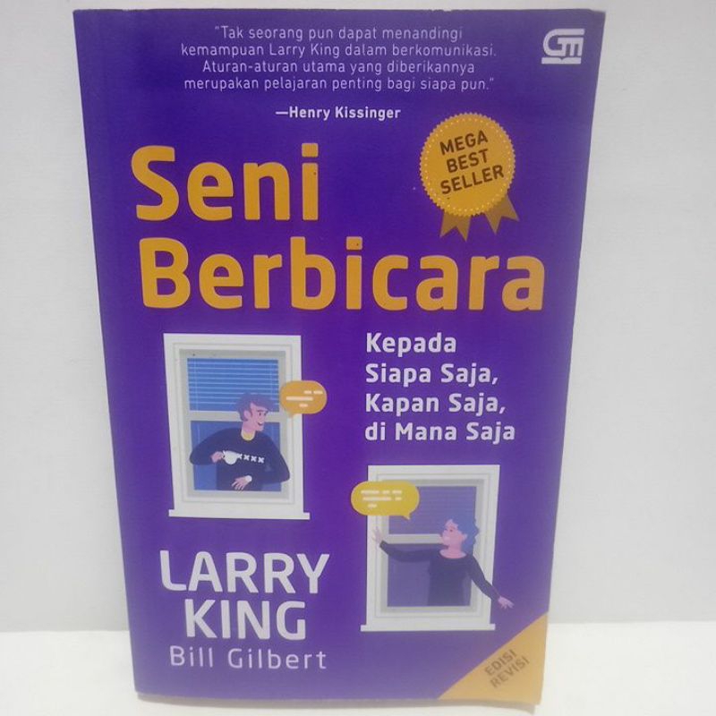 Jual Buku Original Seni Berbicara Kepada Siapa Saja, Kapan Saja, Di ...