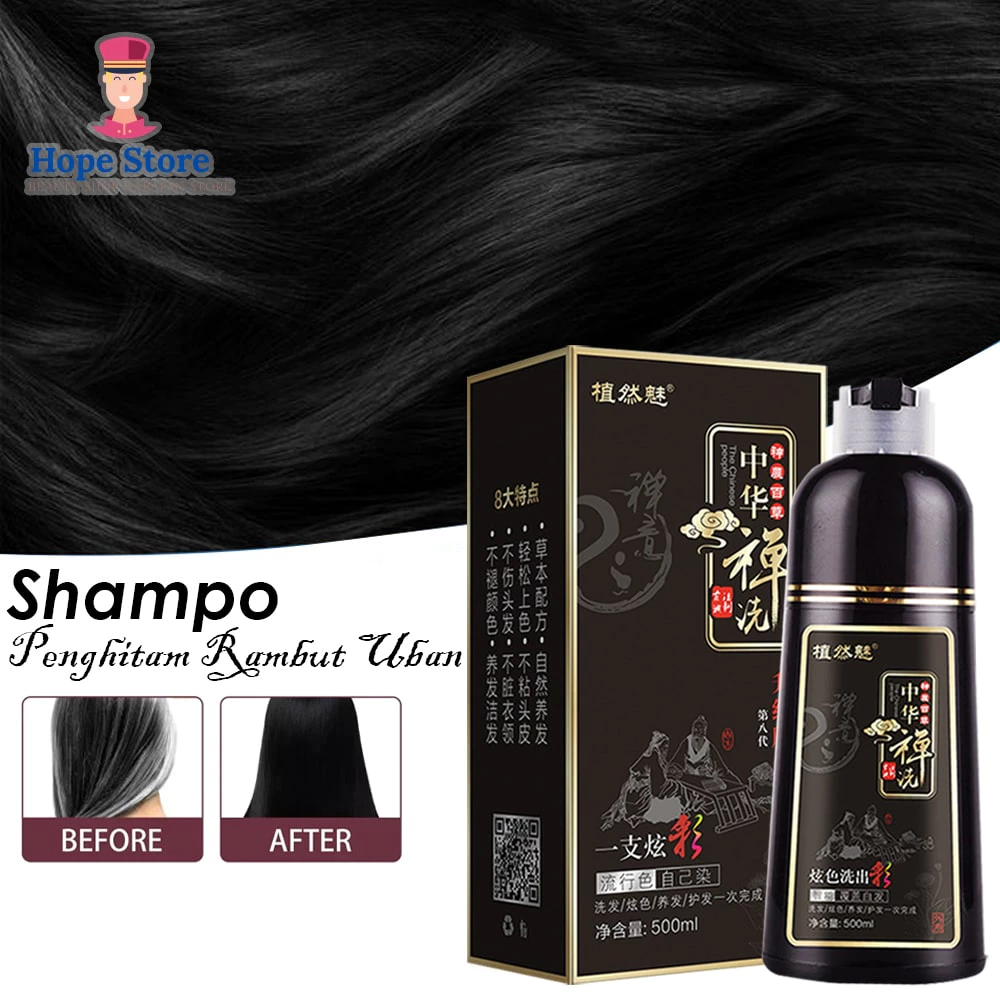 Penghitam Rambut Shampo Herbal Permanen Anti Rontok | AutoStock