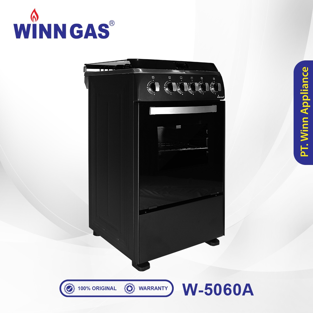 Jual Winn Gas W5060A Kompor Freestanding Cooker 4 Tungku Oven W5060 Shopee Indonesia