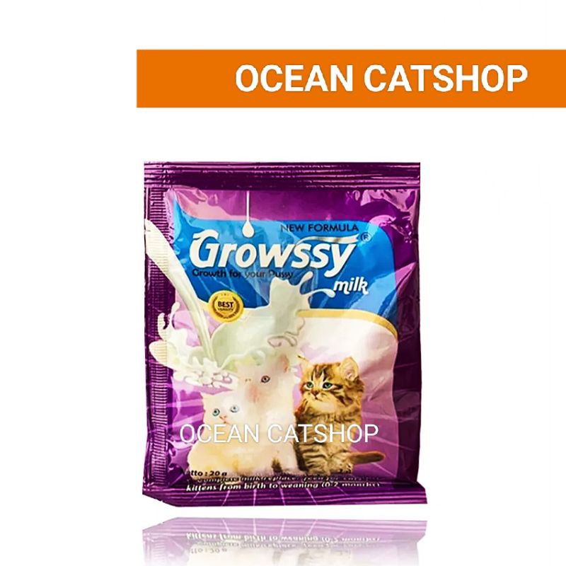 Jual Susu Kucing Growssy Milk Kitten Adult 20gr Shopee Indonesia