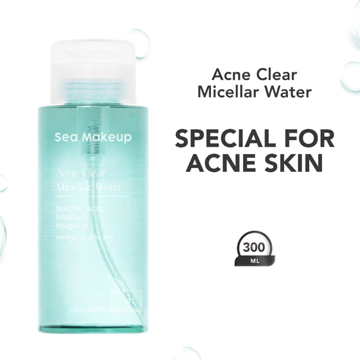 Sea Makeup Acne Clear Micellar Water Pembersih Wajah Makeup Remover