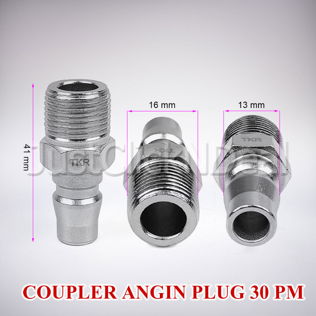 Jual Tekiro Quick Coupler Plug 20 30 40 PM Adapter Sambungan Selang ...