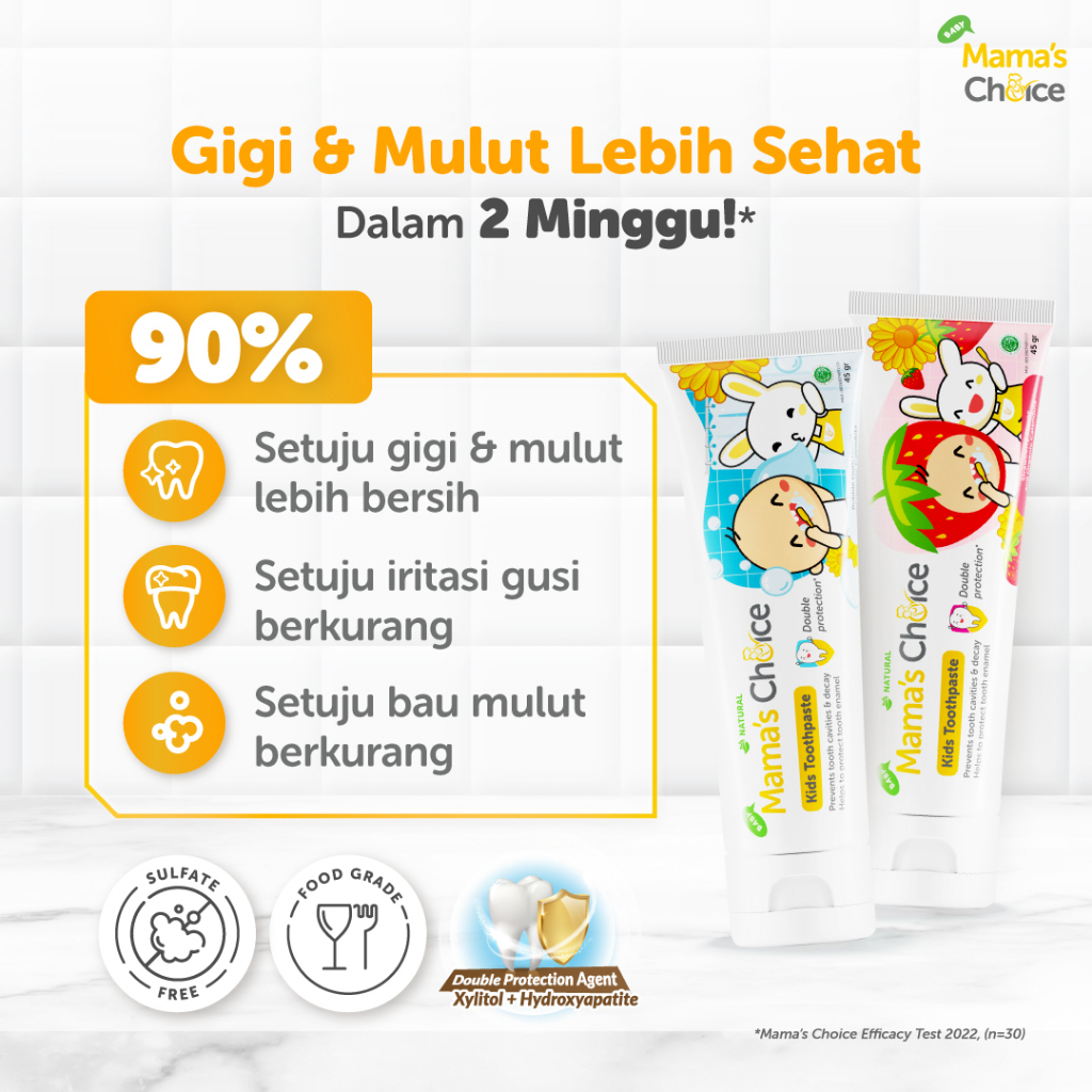 Jual MAMA'S CHOICE BABY AND KIDS TOOTHPASTE / MAMA CHOICE TOOTH PASTE ...