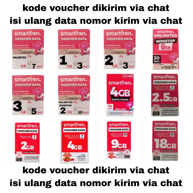 Jual Paket Smartfren / Voucher Smartfren / Paket Data Smartfren / Kuota ...