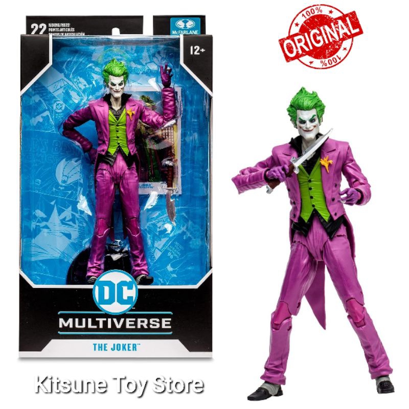 McFarlane DC Direct Page Punchers The Joker (Crisis on Infinite Earths) Action Figure da 17,8 cm con giocattoli a fumetti