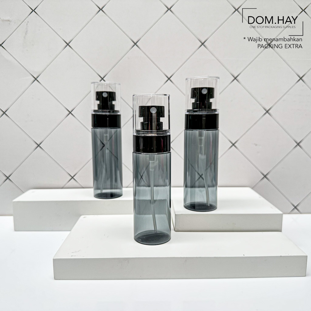 Jual 60ml Botol Spray Plastik Hitam 4BD Face Mist Hair Spray Perfume ...