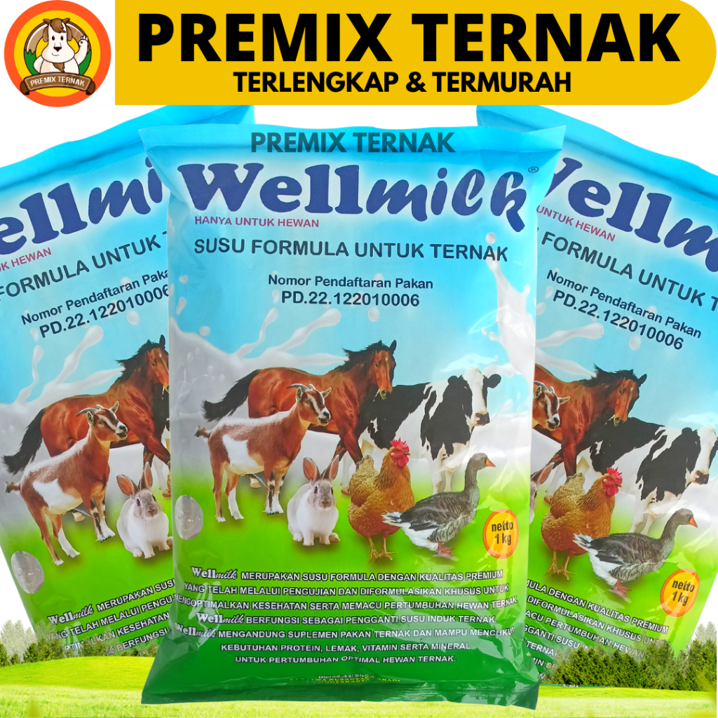 Jual WELLMILK SUSU TERNAK KAMBING 1 KG - Susu Anak Sapi Kambing Hewan ...