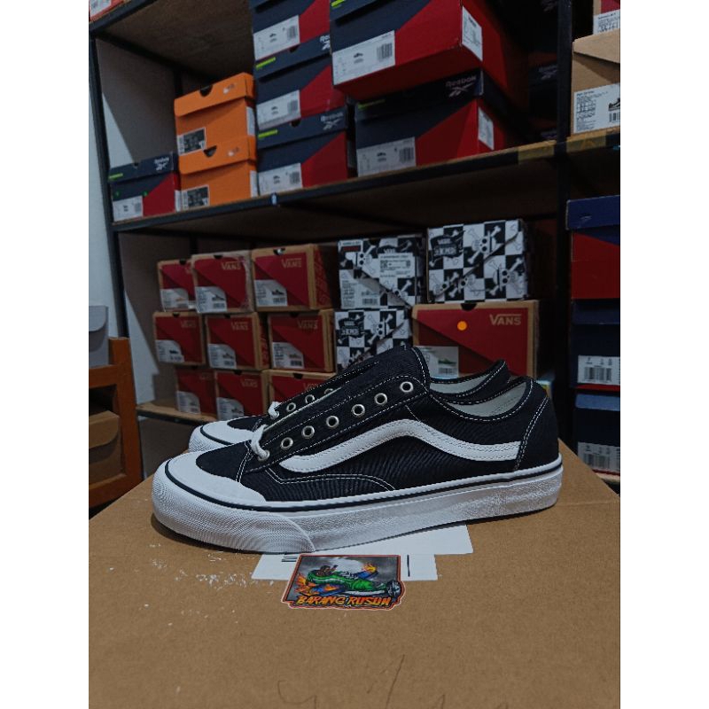 Jual Vans Style 36 Old Skool Decon Sf Black White Original Resmi Navya