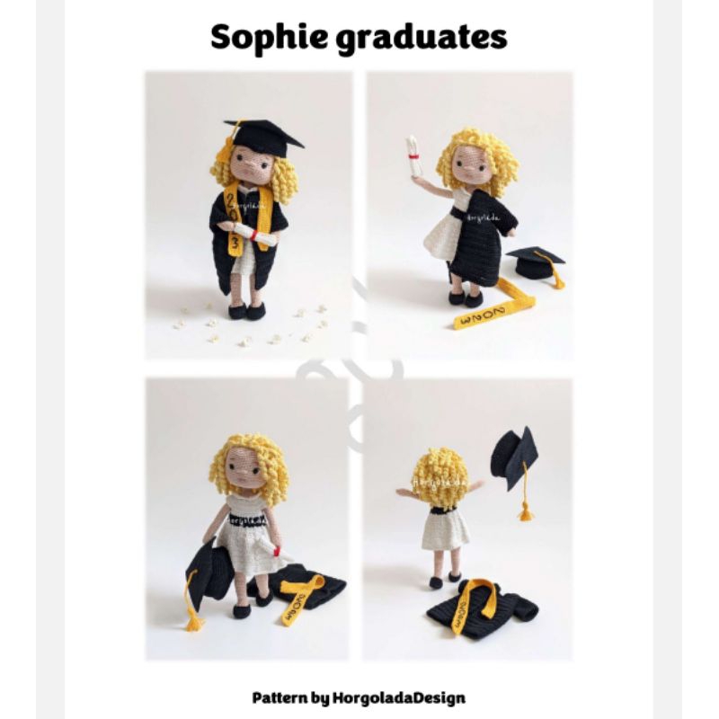 Jual Amigurumi crochet pdf pattern graduation pola boneka rajut ...