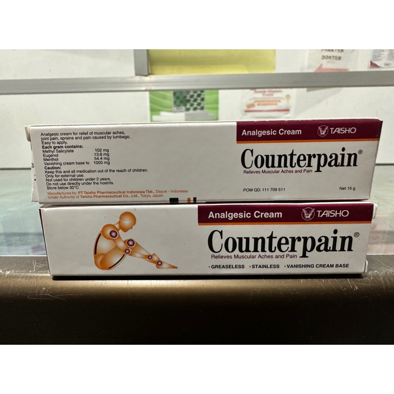 Jual Counterpain Merah 15gr 30gr 60gr | Shopee Indonesia