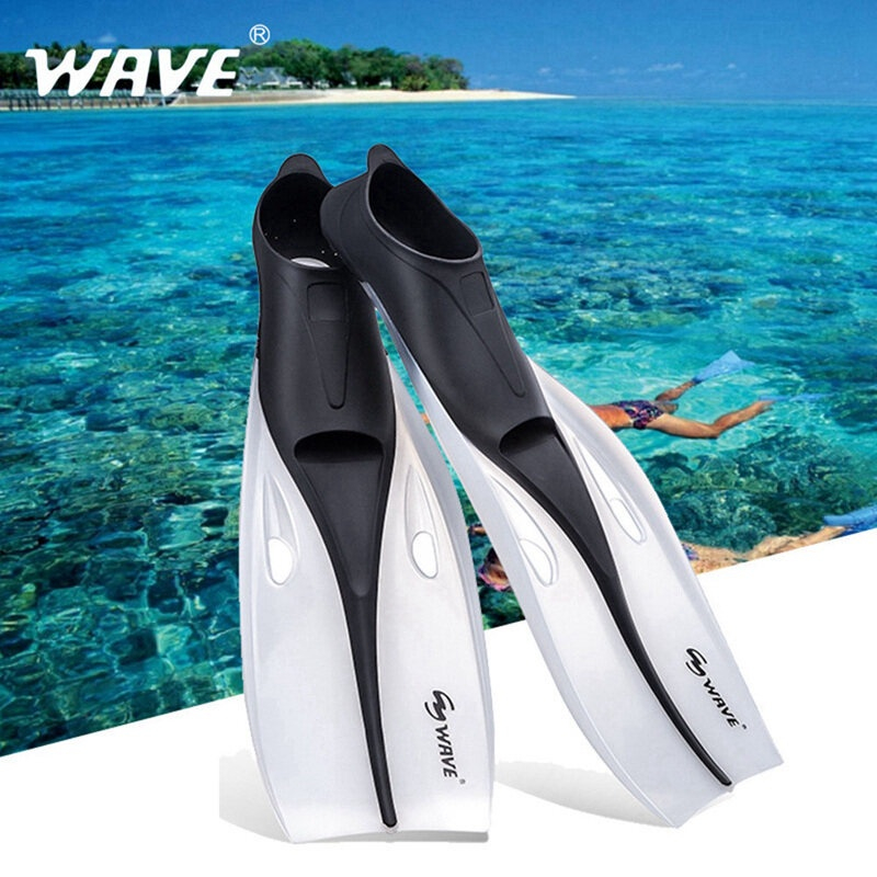 Jual WAVE Professional Snorkeling Flippers Men Women Scuba Diving Fins TPR Shopee Indonesia