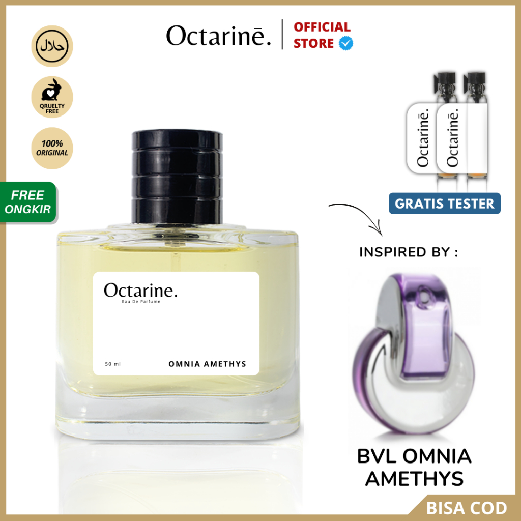 Jual Octarine Parfum Wanita Tahan Lama Aroma Fresh Elegan Sexy Inspired By Bvl Omnia Amethyste 1165