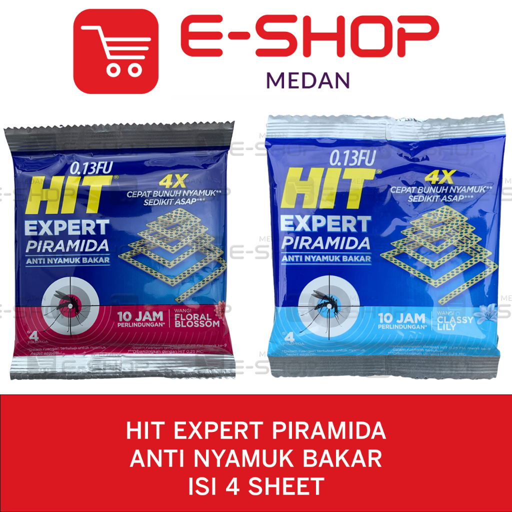 Jual Hit Magic Piramida Expert Obat Anti Nyamuk Bakar Isi 4 Sheet