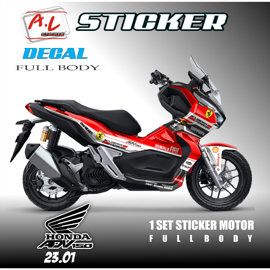 Jual Decal Full Body Adv Stiker Full Body Adv Stiker Motor Adv