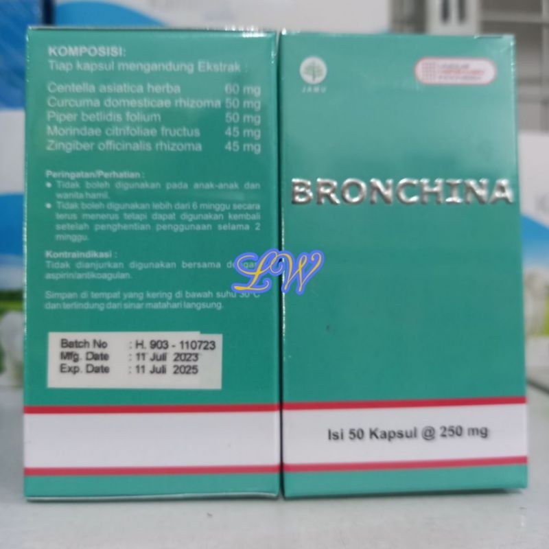 Jual BRONCHINA HERBAMED MEMBANTU MEREDAKAN BATUK & PERNAFASAN | Shopee ...