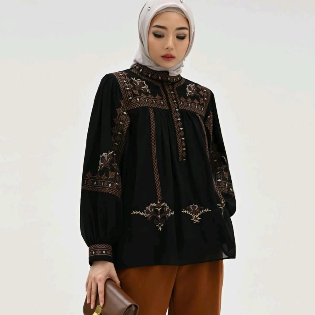 Jual MONA TOP CORLISS ATASAN MUSLIM TERBARU 2023 BAHAN CERUTY BABYDOLL ...