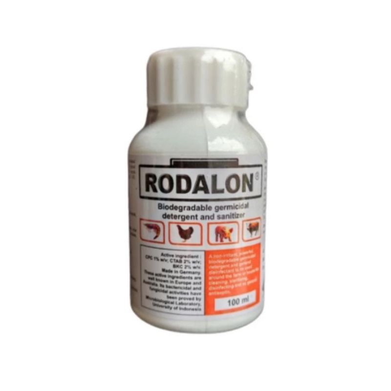Jual RODALON 100ML DISINFEKTAN ANTISEPTIK KANDANG HEWAN TERNAK SAPI ...