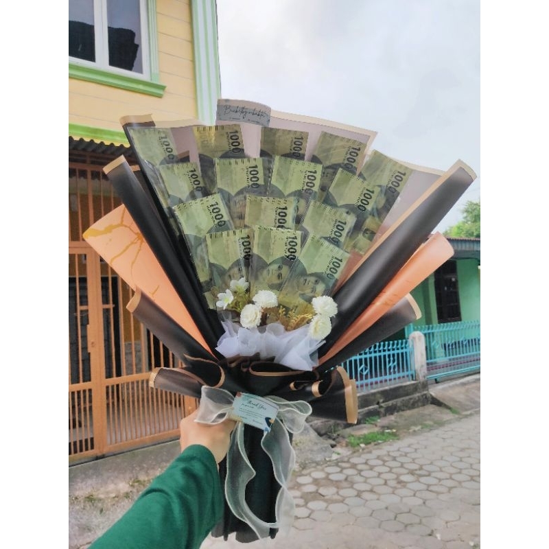 Jual Money Buket 15 Lembar Buket Uang 15 Lembar Shopee Indonesia 