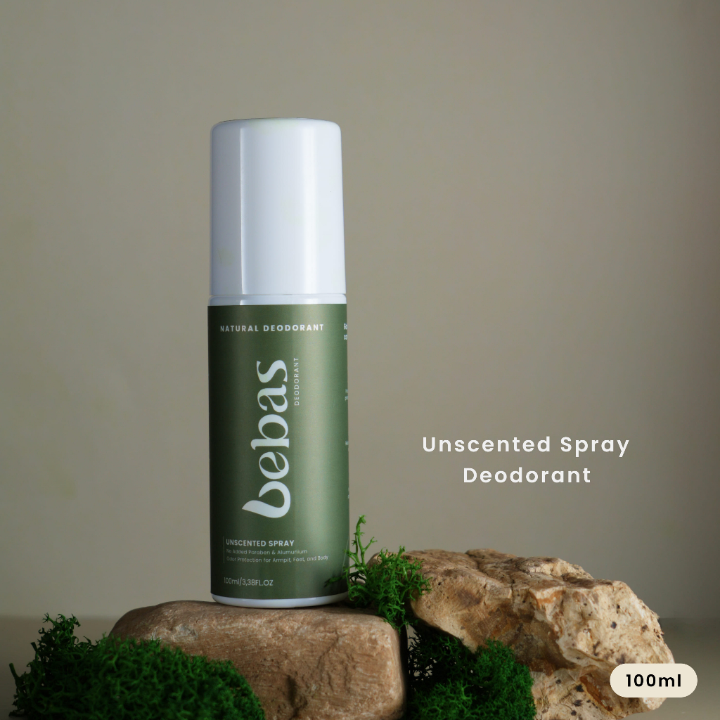 Jual Bebas Deodorant Natural Unscented Spray 100 Ml | Shopee Indonesia