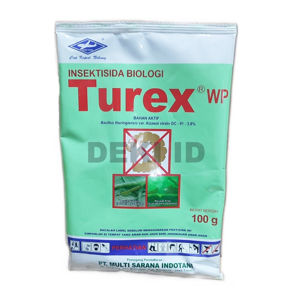 Jual Turex WP 100 gr Bio Insektisida Organik Agen Hayati Bacillus T ...