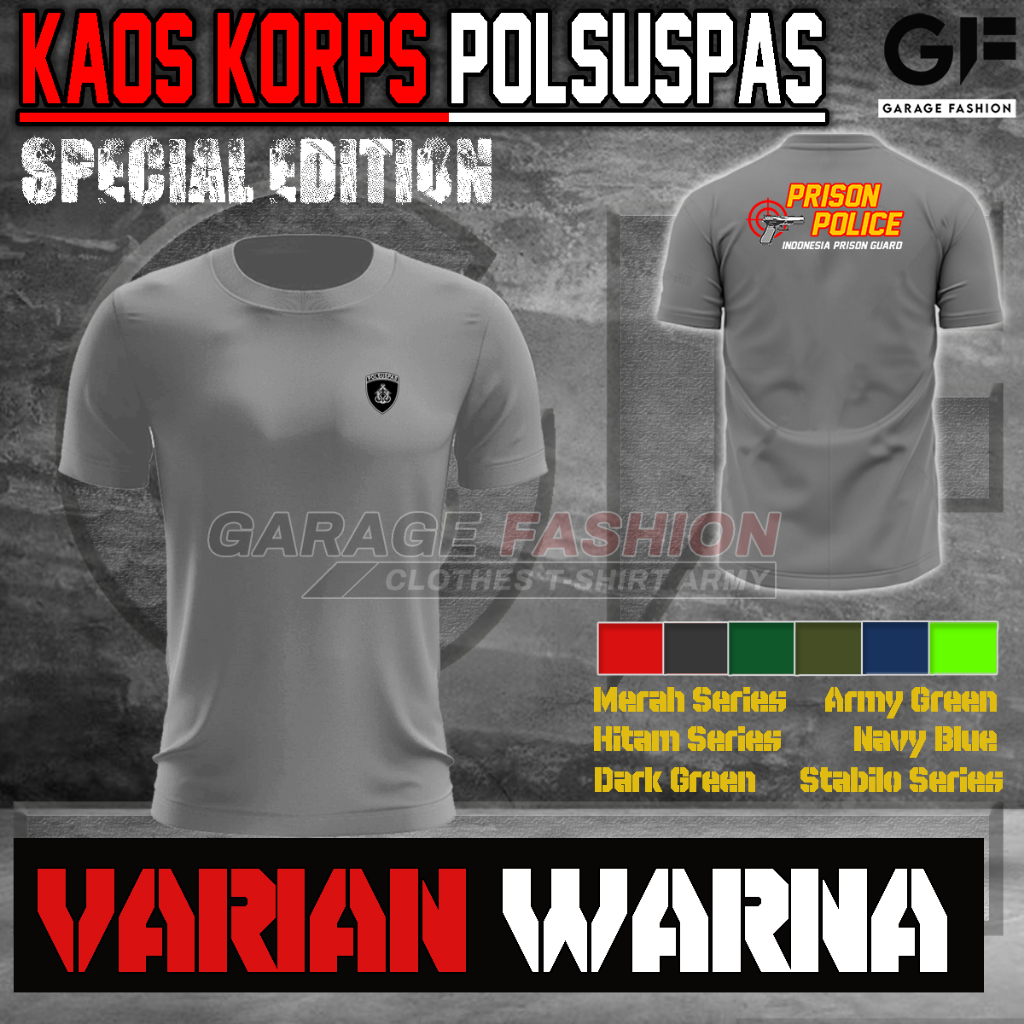 Jual Kaos Jersey Polsuspas Baju Polsuspas Prison Police Kaos Jersey