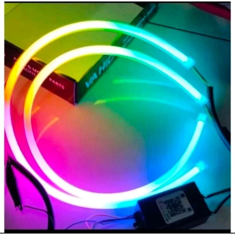 Jual Led Drl Alis Rgb Non Bintik Model Huracan Lengkap Sein Shopee