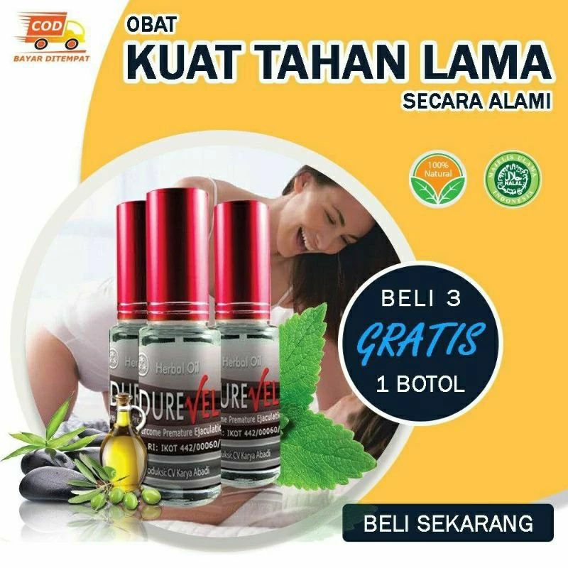 Jual Terlaris Obat Kuat Oles Herbal Tahan Lama Durevel Spray Asli