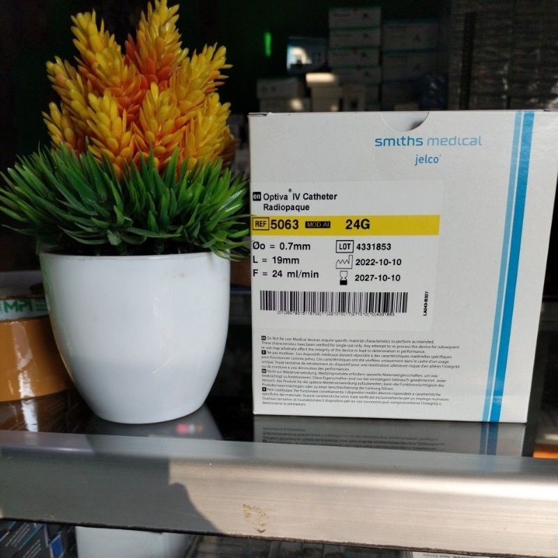 Jual iv catheter Smiths jelco 24g Shopee Indonesia