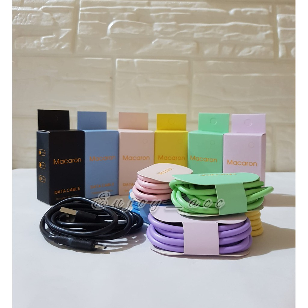 Jual Kabel Data Macaron V8 Micro USB Support Fast Charging Plus Pack